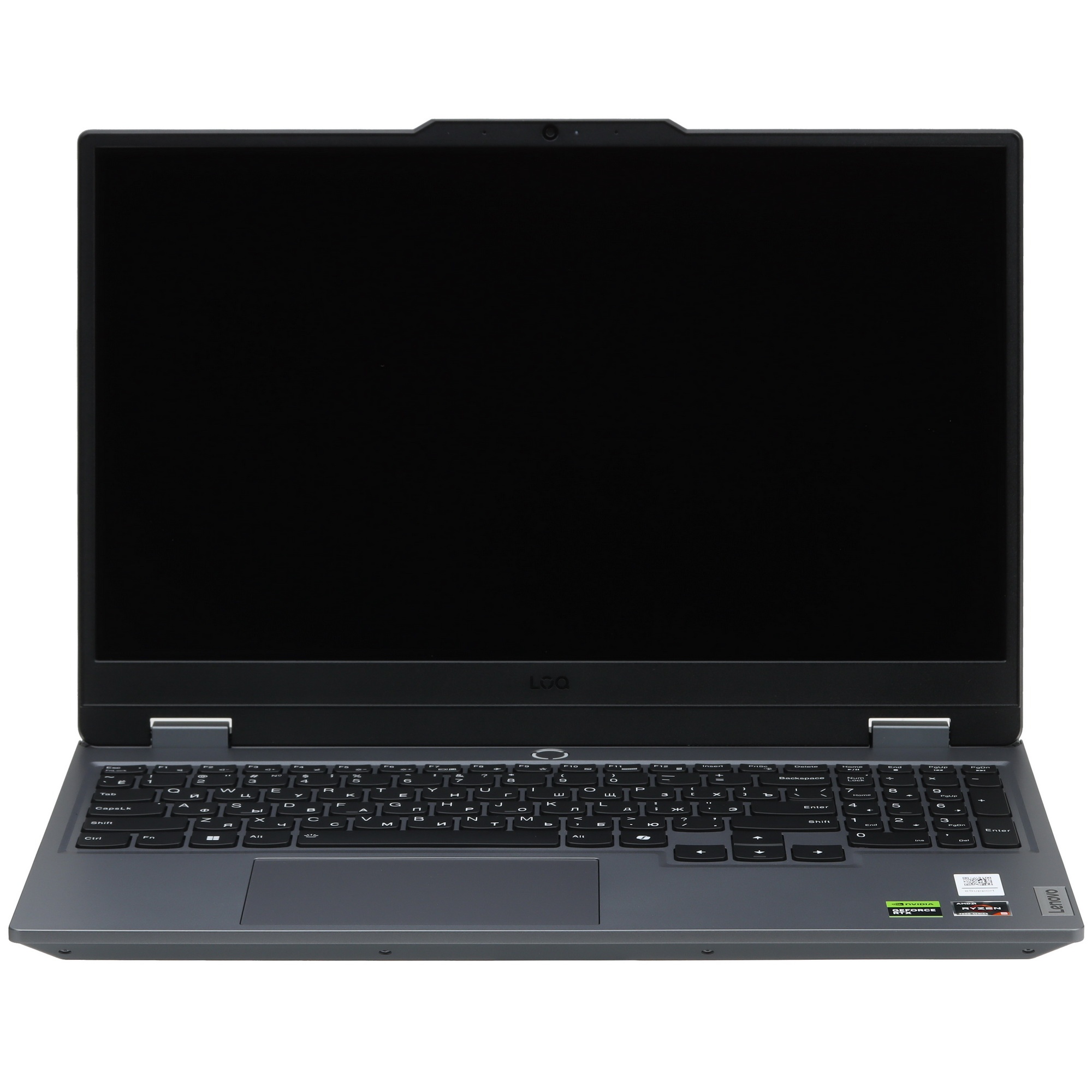 Ноутбук 15.6" IPS FHD LENOVO LOQ 15ARP9 grey (AMD Ryzen 5 7235HS/16Gb/512Gb SSD/4050 6Gb/noOS) (83JC