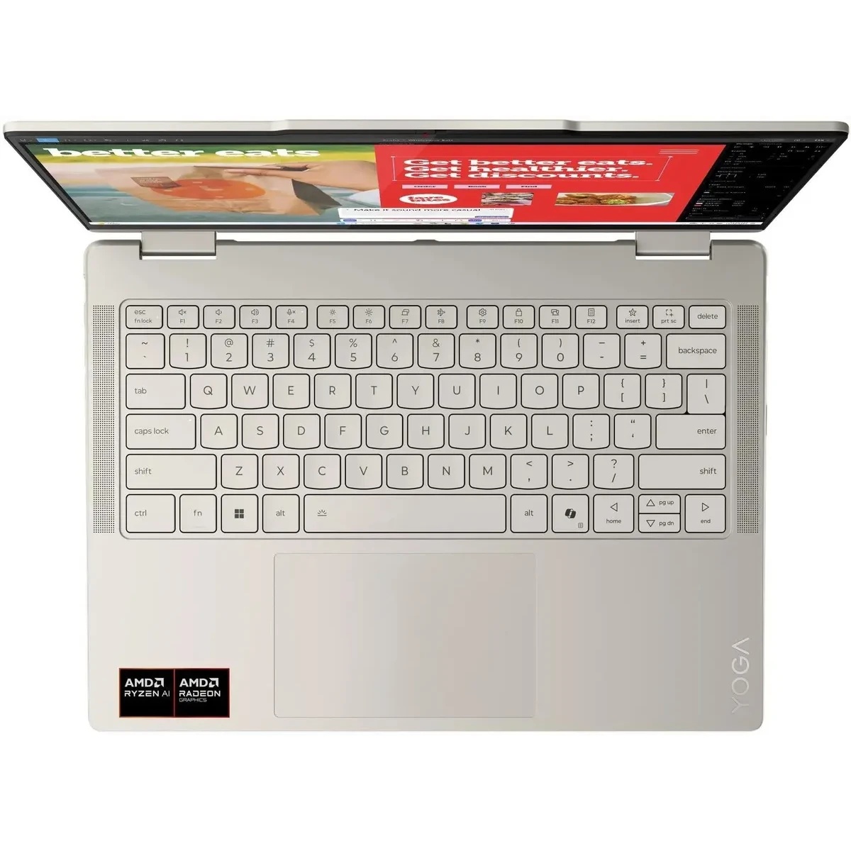 Ноутбук Lenovo Yoga 7 14AKP10 Ryzen AI 7 350 24Gb SSD1Tb AMD Radeon 860M 14" OLED Touch WUXGA (1920x