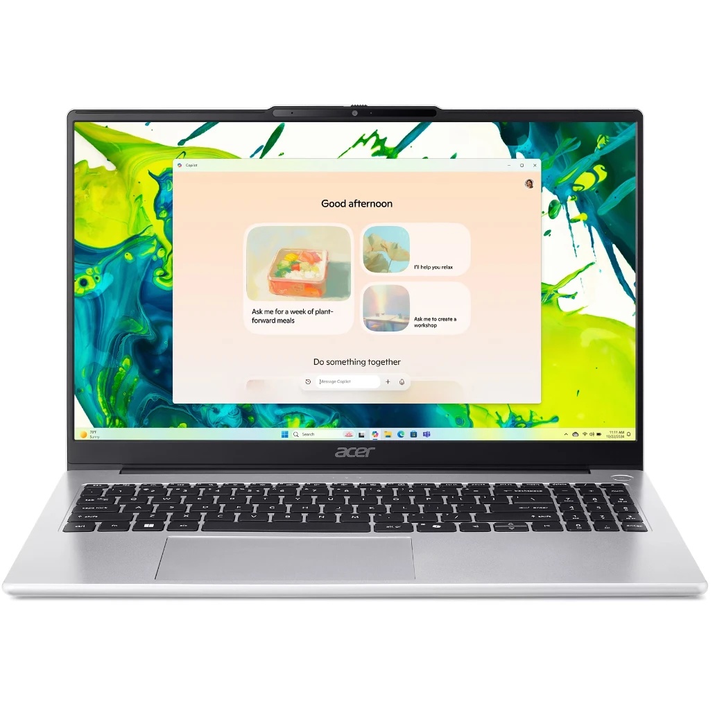 Ноутбук Acer Aspire Lite 15 AL15-44P-R01T [NX.DJZEX.001] Silver 15.6" {FHD Ryzen 5 7430U/16Gb/SSD512