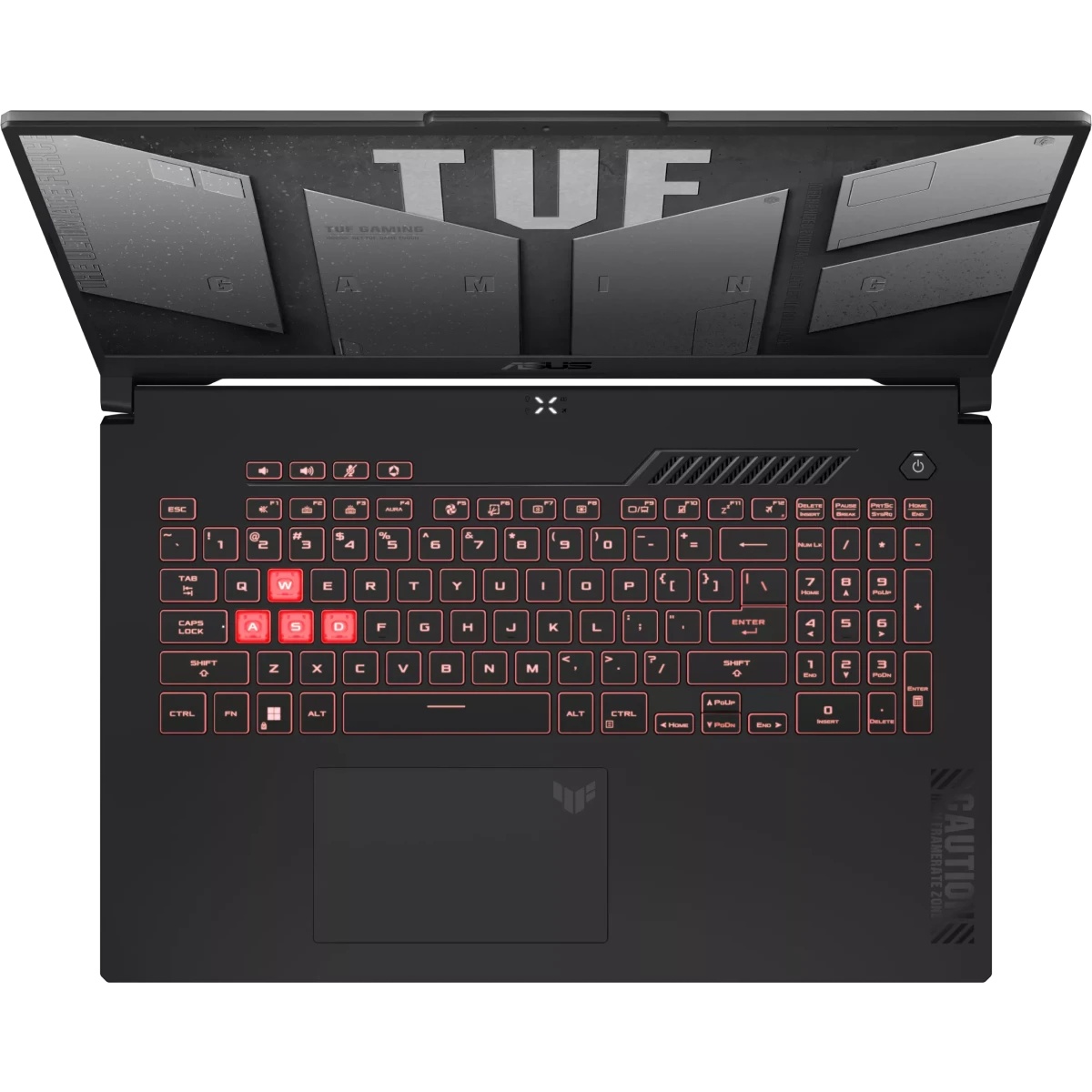 Ноутбук Asus TUF Gaming FA707NUQ-HX040 Ryzen 7 170/16Gb/SSD1Tb/RTX4050 6Gb/17.3"/IPS/FHD/noOS/grey