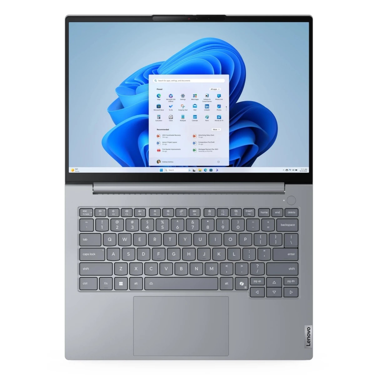 Ноутбук Lenovo ThinkBook 14 G8 IAL 14" WUXGA IPS, Intel Core Ultra 7 255H, 16Gb, 512Gb SSD,  FHD Cam