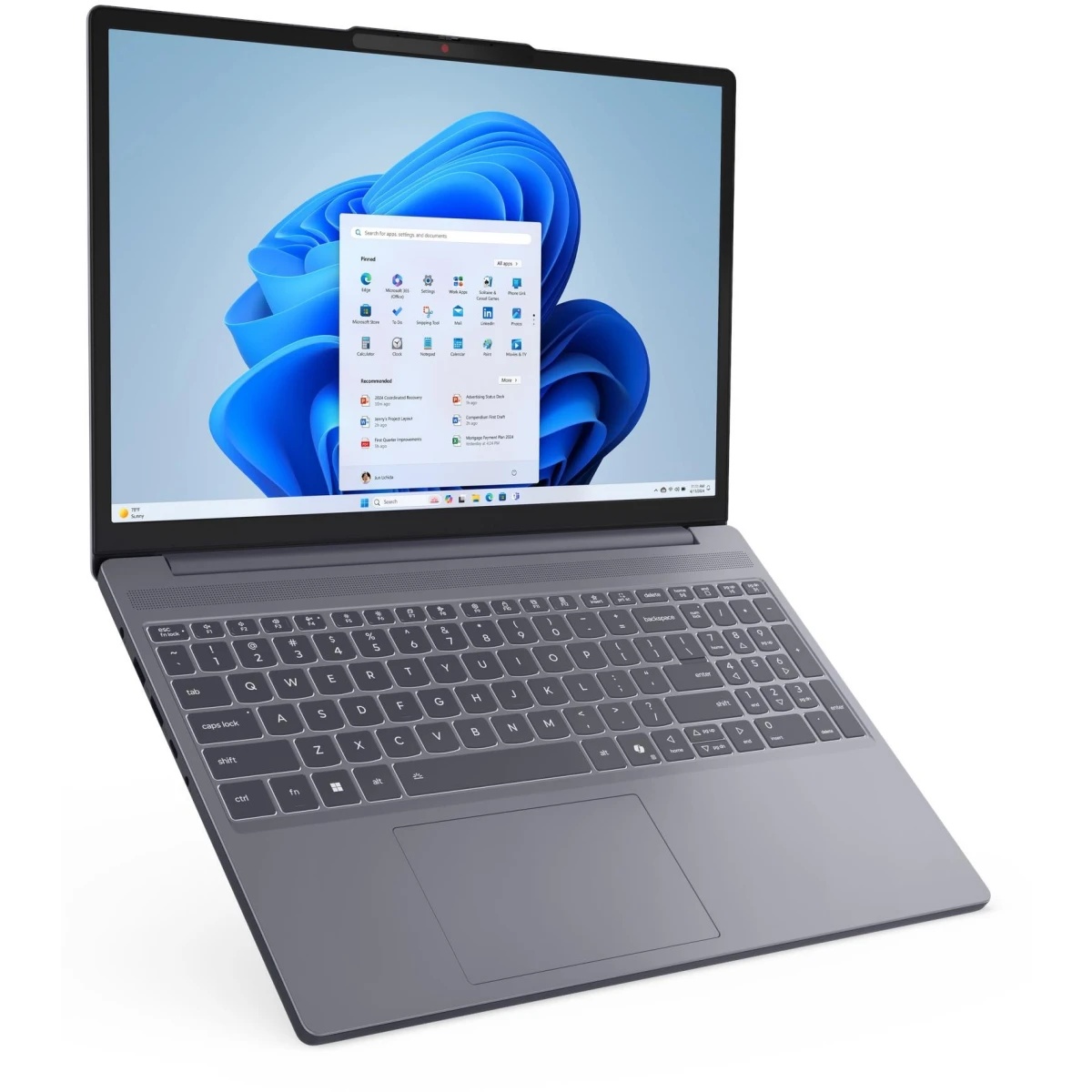 Ноутбук 15.3" Lenovo IdeaPad Slim 3 15ARP10 Ryzen 5 150/16Gb/SSD512Gb/AMDRadeonGraphics/1920x1200/No