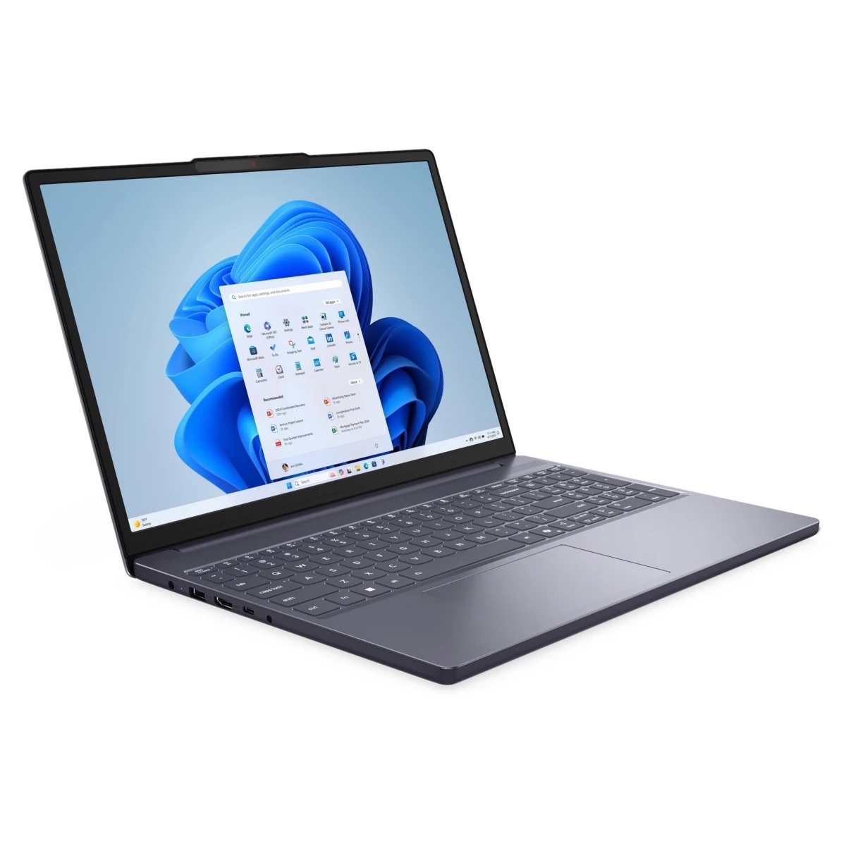Ноутбук 15.3" Lenovo IdeaPad Slim 3 15ARP10 Ryzen 5 150/16Gb/SSD512Gb/AMDRadeonGraphics/1920x1200/No