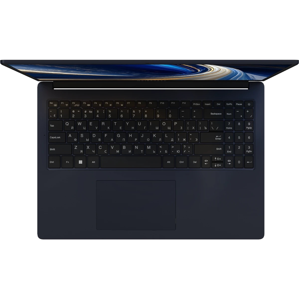 Ноутбук Maibenben M675/16"/IPS/AMD R5-7430U/16Gb/512Gb SSD/AMD Radeon Graphics/Linux/синий/1.79kg