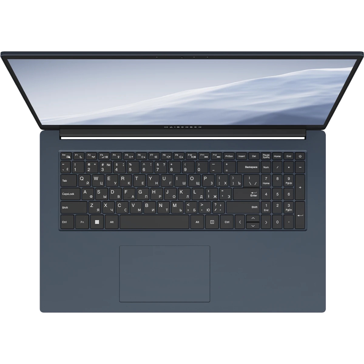 Ноутбук 17.3" MAIBENBEN Medio M17A Core i3-1220P/16Gb/SSD512Gb/IntelUHD/FHD/Linux/blue M17A-i322UMF1