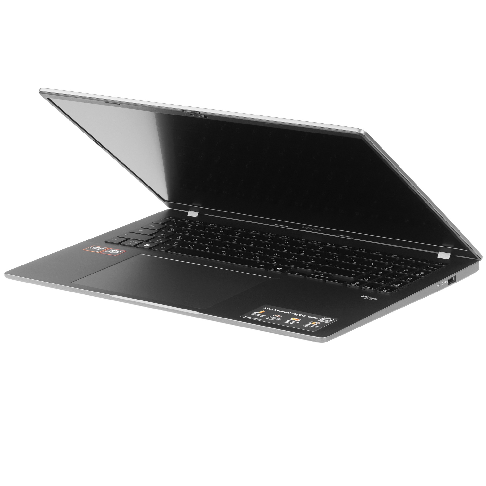 Ноутбук ASUS Vivobook S16 M3607HA-RP236/16"/IPS/AMD Ryzen 7 260/16Gb/512GbSSD/AMD Radeon Graphics/бе