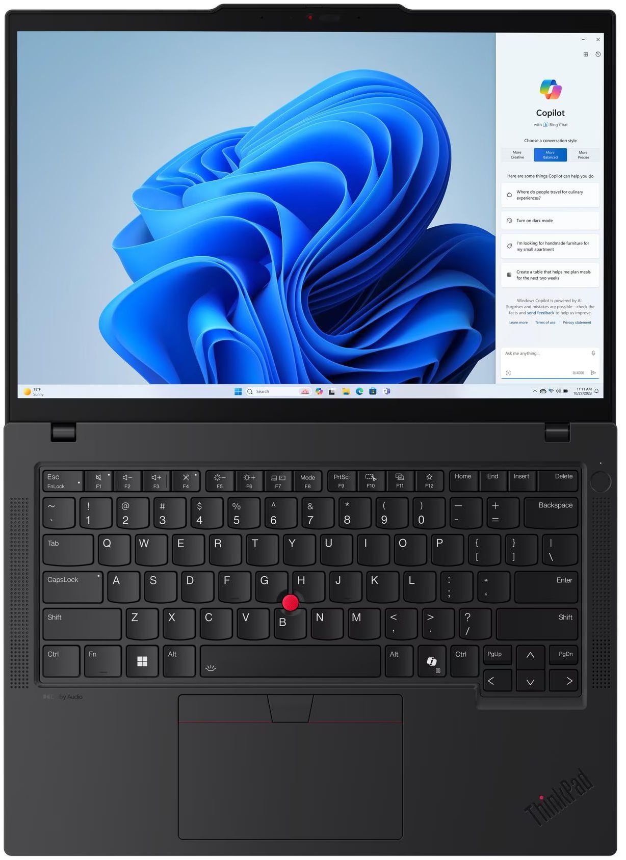 Ноутбук Lenovo ThinkPad T14 G5/14.0"/IPS/AMD Ryzen 7 PRO 8840U/32GB/512GB SSD/AMD Radeon Graphics/Wi