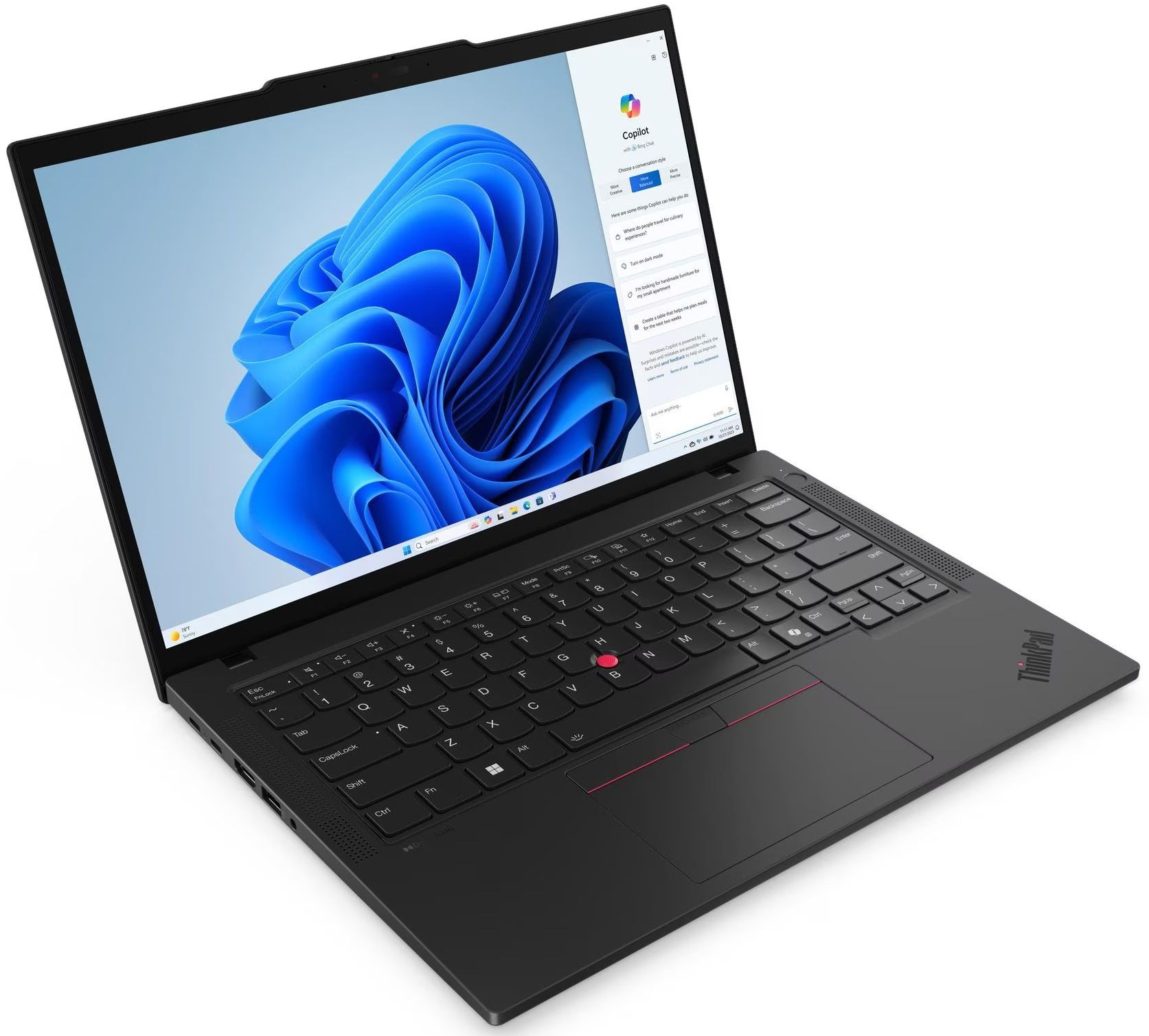 Ноутбук Lenovo ThinkPad T14 G5/14.0"/IPS/AMD Ryzen 7 PRO 8840U/32GB/512GB SSD/AMD Radeon Graphics/Wi