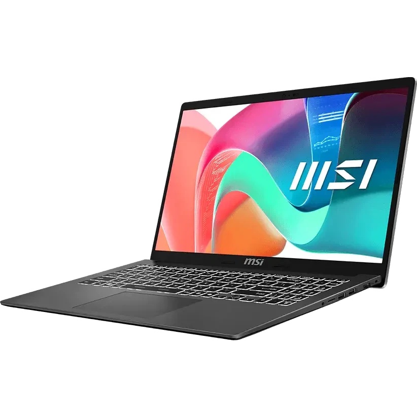 Ноутбук MSI Modern 15 F1MG/15.6"/IPS/Intel Core 5 120U/16GB/512GB SSD/Intel Graphics/DOS/серый/1.7kg