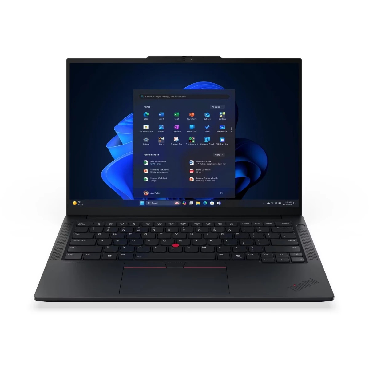 Ноутбук Lenovo ThinkPad E14 G7/14"/IPS/Intel Core Ultra 7 255H/16Gb/512Gb SSD/Intel Arc 140T/no OS/ч