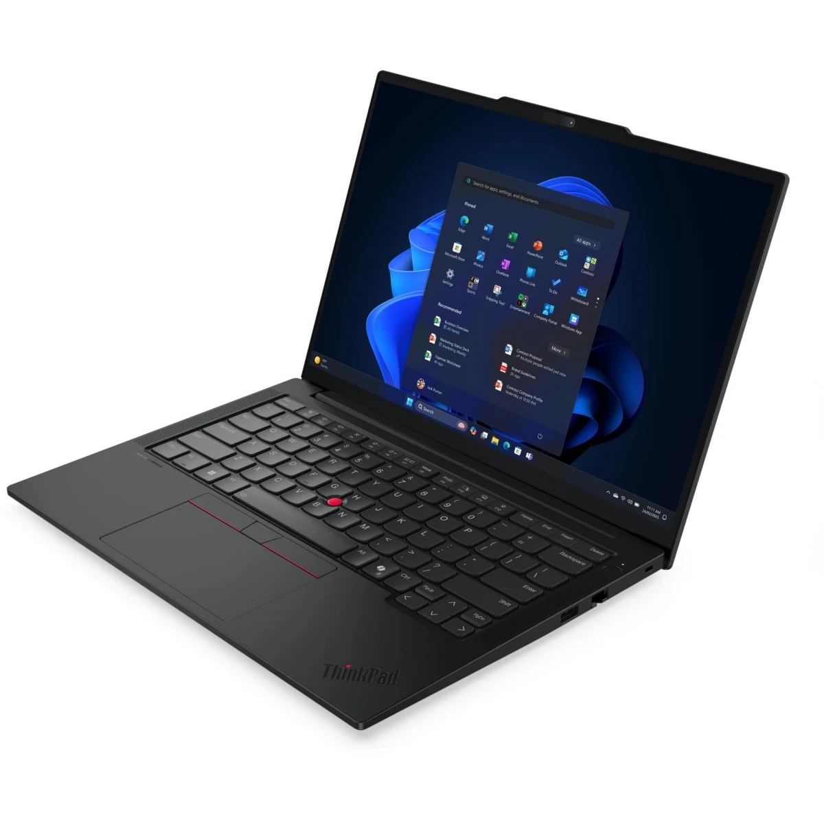 Ноутбук LENOVO ThinkPad E14 G7/14"/IPS/Intel Core 7 240H/32Gb/1Tb SSD/Intel Graphics/noOS/1.34kg