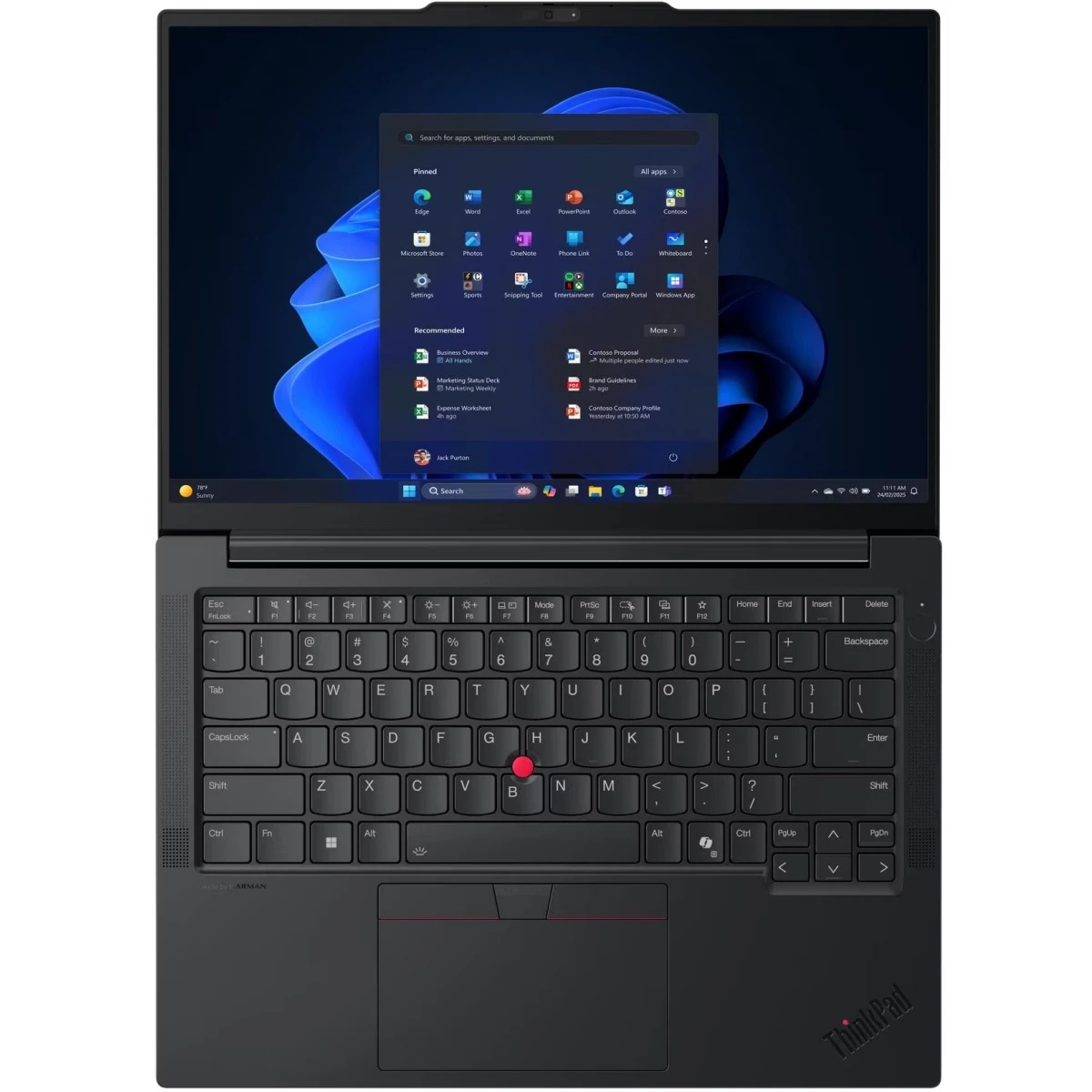 Ноутбук Lenovo Thinkpad E14 Gen 7 Intel Core Ultra 7 255H 4400MHz/14"/1920x1200/16GB/512GB SSD/Intel