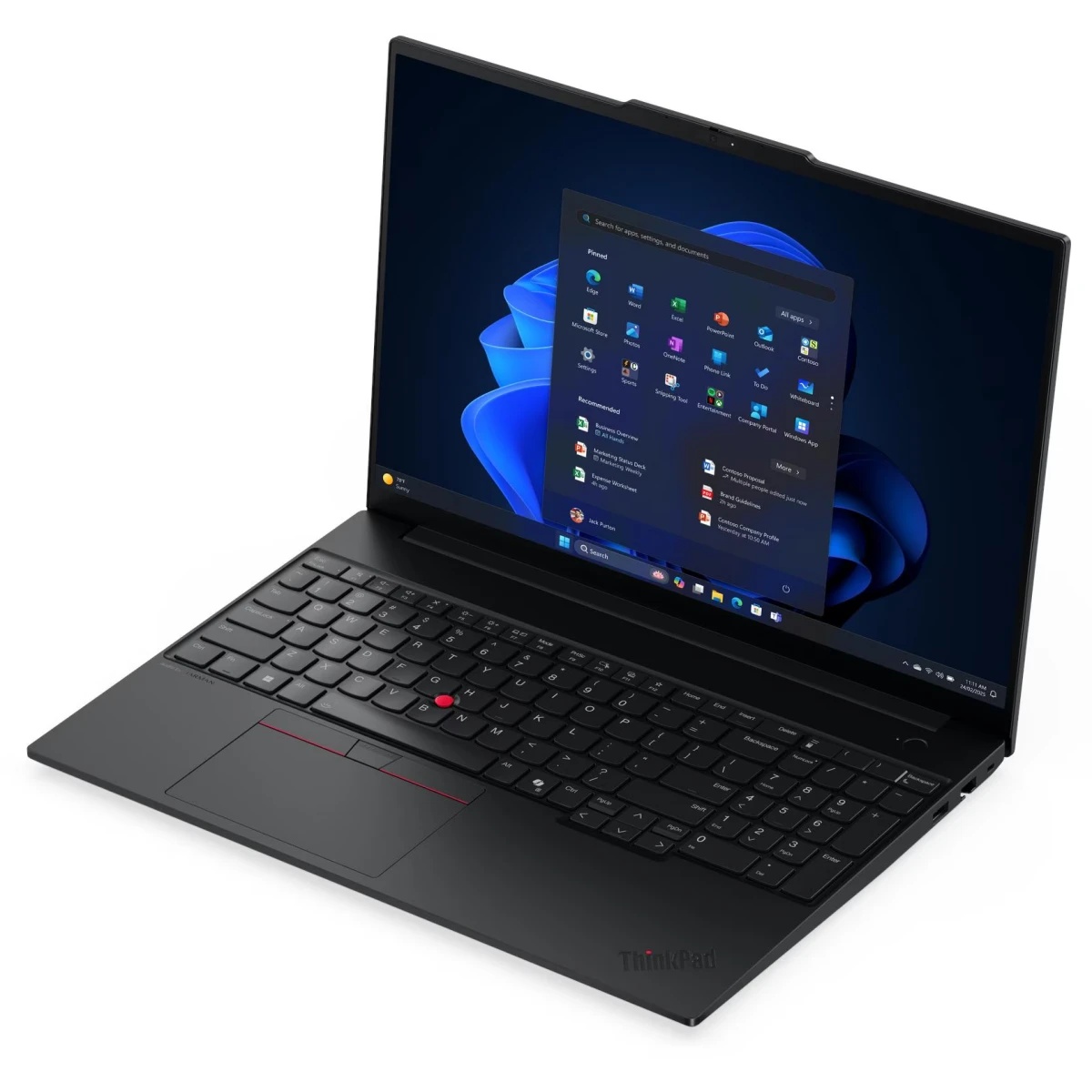 Ноутбук Lenovo ThinkPad E16 G3/16"/IPS/Intel Core Ultra 7 255H/16Gb/512Gb SSD/Intel Graphics/noOS/че