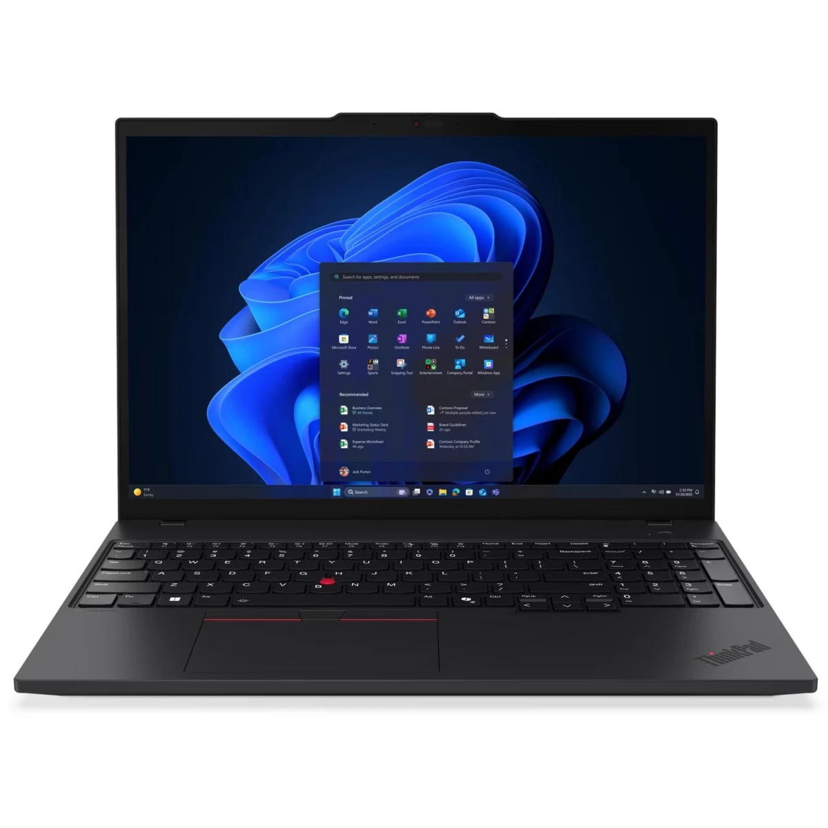 Ноутбук Lenovo Thinkpad T16 Gen4/16"/IPS/Intel Core Ultra 7 255U/16GB/512GB SSD/Arc Graphics/Windows