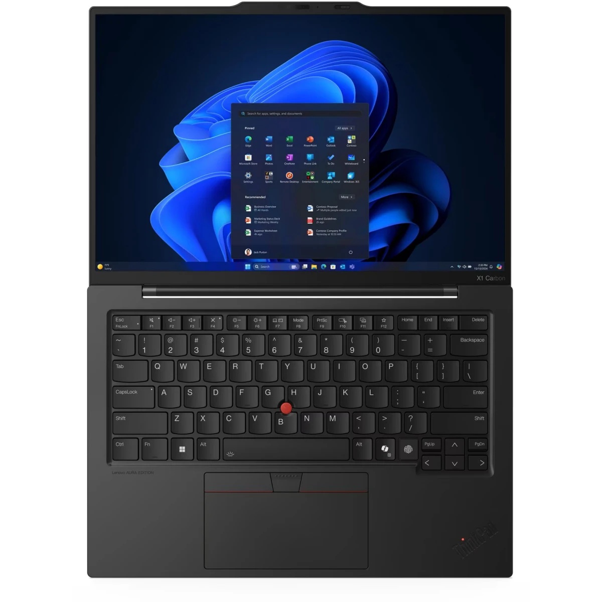Ноутбук ThinkPad X1 Carbon Gen 13 Aura Edition 14" 2.8K (2880x1800) OLED 500N, Ultra 7 258V, 32GB So