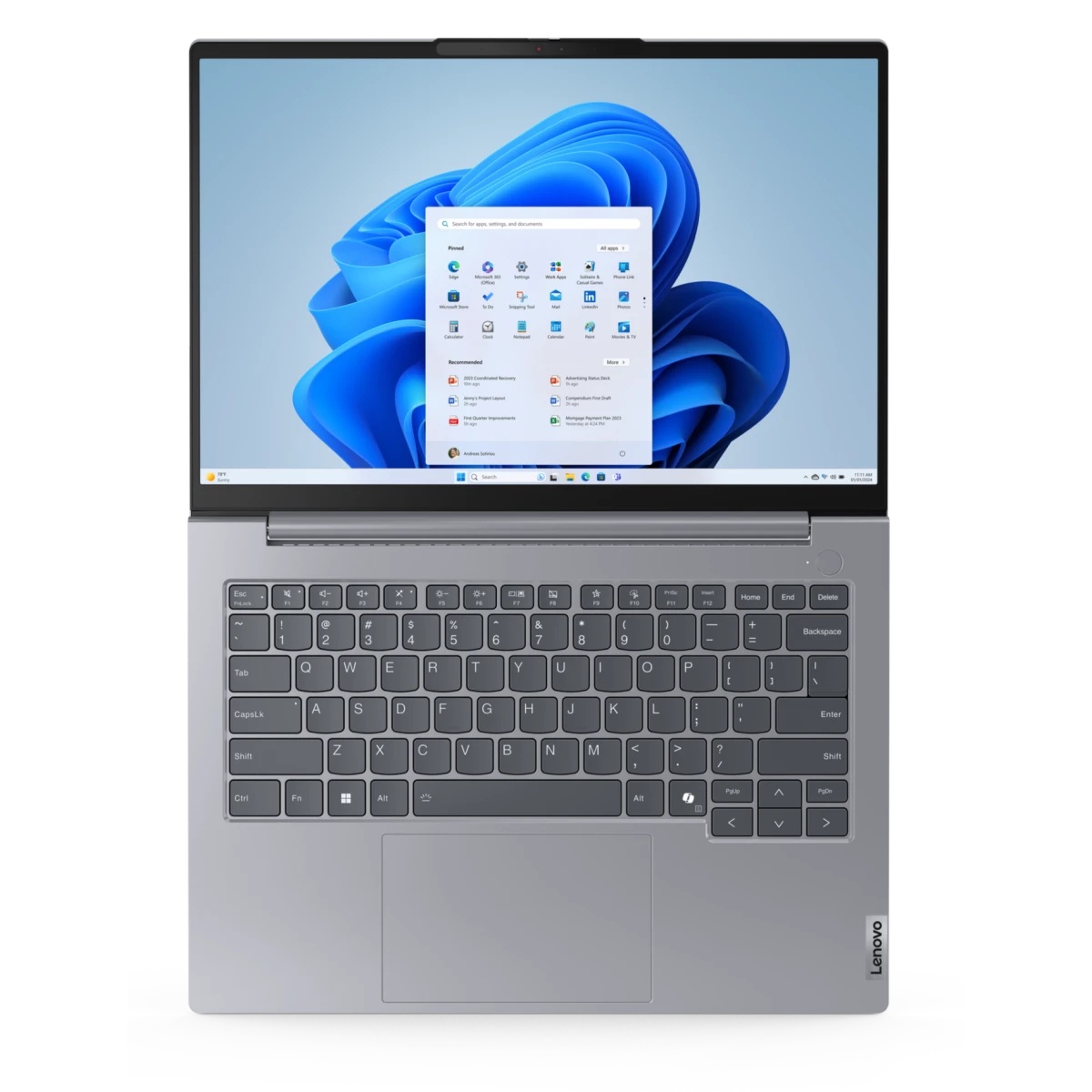 Ноутбук Lenovo ThinkBook 14 G7 ARP 14" WUXGA (1920x1200) IPS 300N, Ryzen 5 7535HS, 1x16GB DDR5-4800,