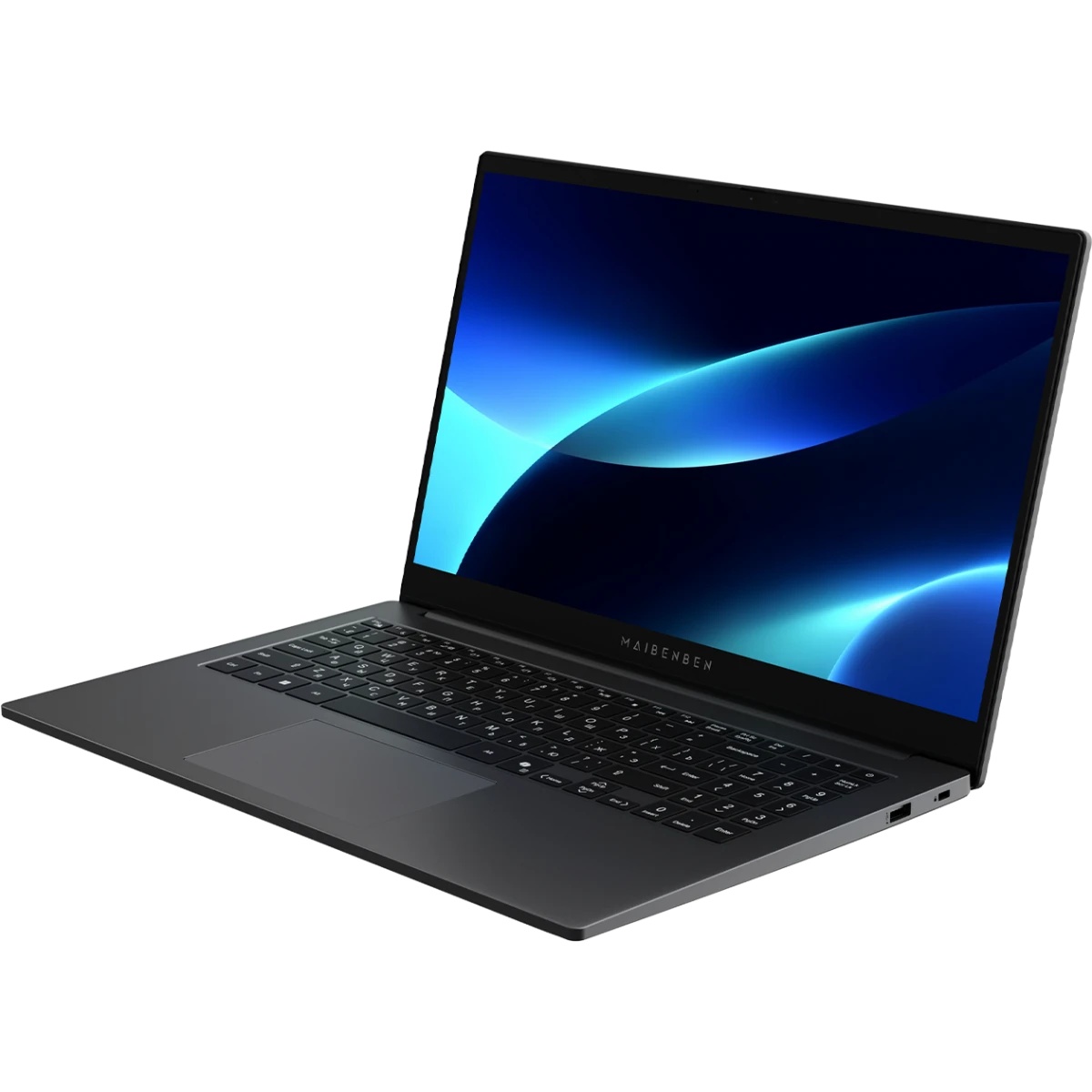 Ноутбук Maibenben M15D-R576UM 15.6" FHD IPS, AMD R5-7640HS, 12Gb, 512Gb SSD, Linux, серый (M15D-R576