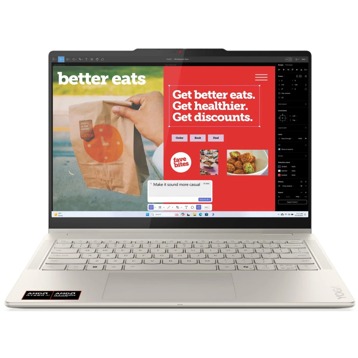 Ноутбук Lenovo Yoga 7 14AKP10/14"/OLED/AMD Ryzen AI 5 340/24Gb/1Tb SSD/AMD Radeon 840M/Windows 11 Pr