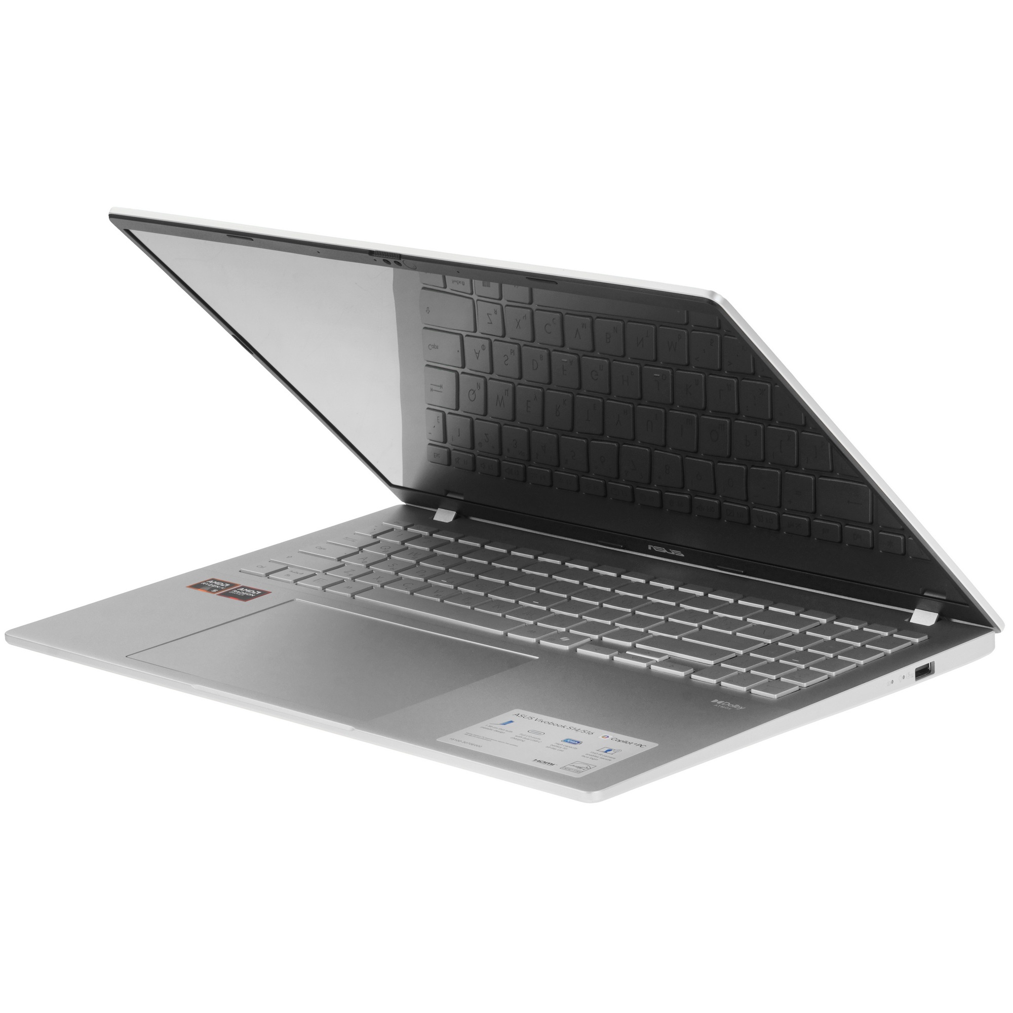 Ноутбук ASUS Vivobook S16 M3607KA-SH117/16"/IPS/AMD Ryzen AI 5 330/32GB/512GB SSD/AMD Radeon 820M/Бе