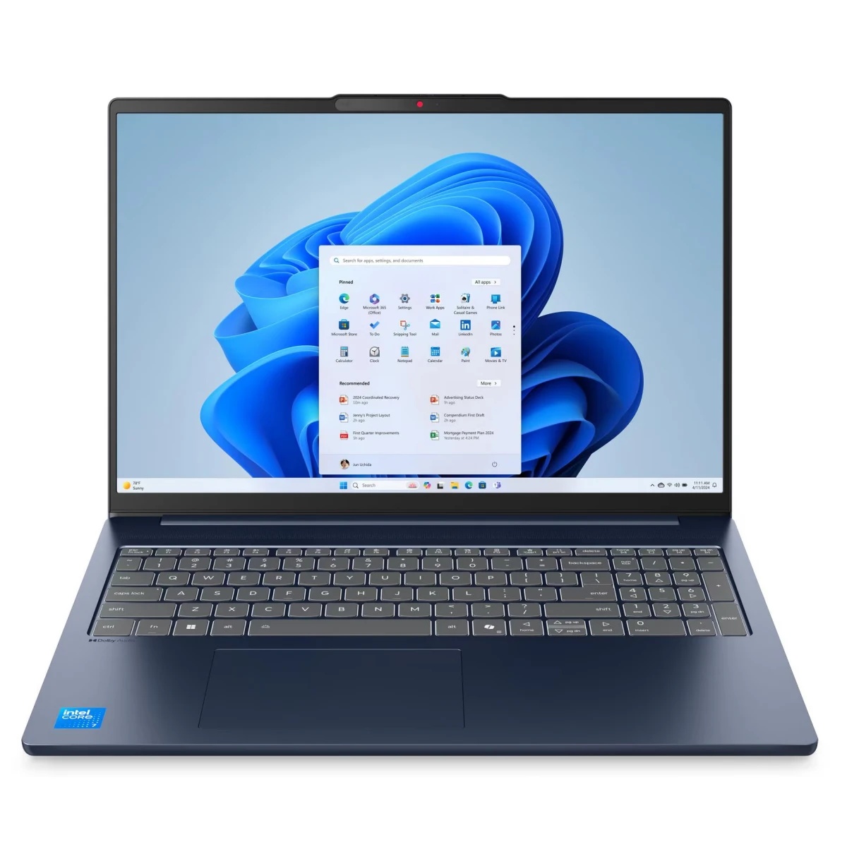 Ноутбук Lenovo IdeaPad Slim 5 16IRH10R/16"/IPS/Intel Core 7 240H/16Gb/1Tb SSD/Intel Graphics/Windows