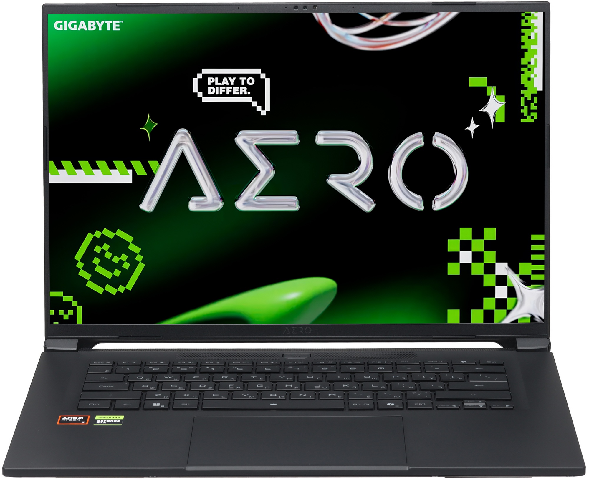 Ноутбук Gigabyte AERO X16 3VH AMD Ryzen AI 7 260/16Gb (2*16 D5)/SSD1Tb/RTX5060 8Gb (85W)/16"/IPS/WQX