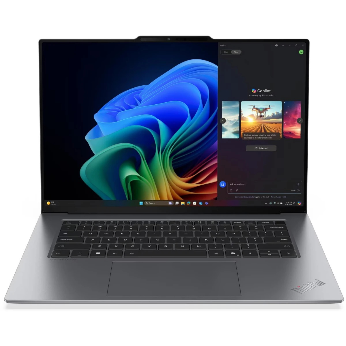Ноутбук ThinkPad X9-15 Gen 1 Aura Edition 15.3" 2.8K (2880x1800) OLED 500N Touch, Ultra 7 258V, 32GB