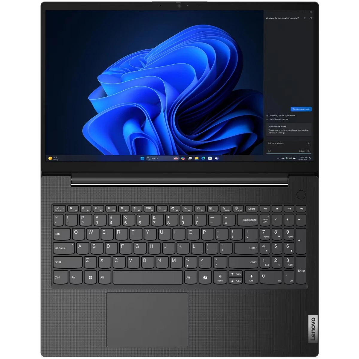 Ноутбук Lenovo V15 G5 IRL Intel Core i5-13420H/16Gb (1*16 D5)/SSD512Gb/UMA/15.6"/TN/FHD/1920x1080/60Hz/NoOS/RJ-45/Black/1.61kg