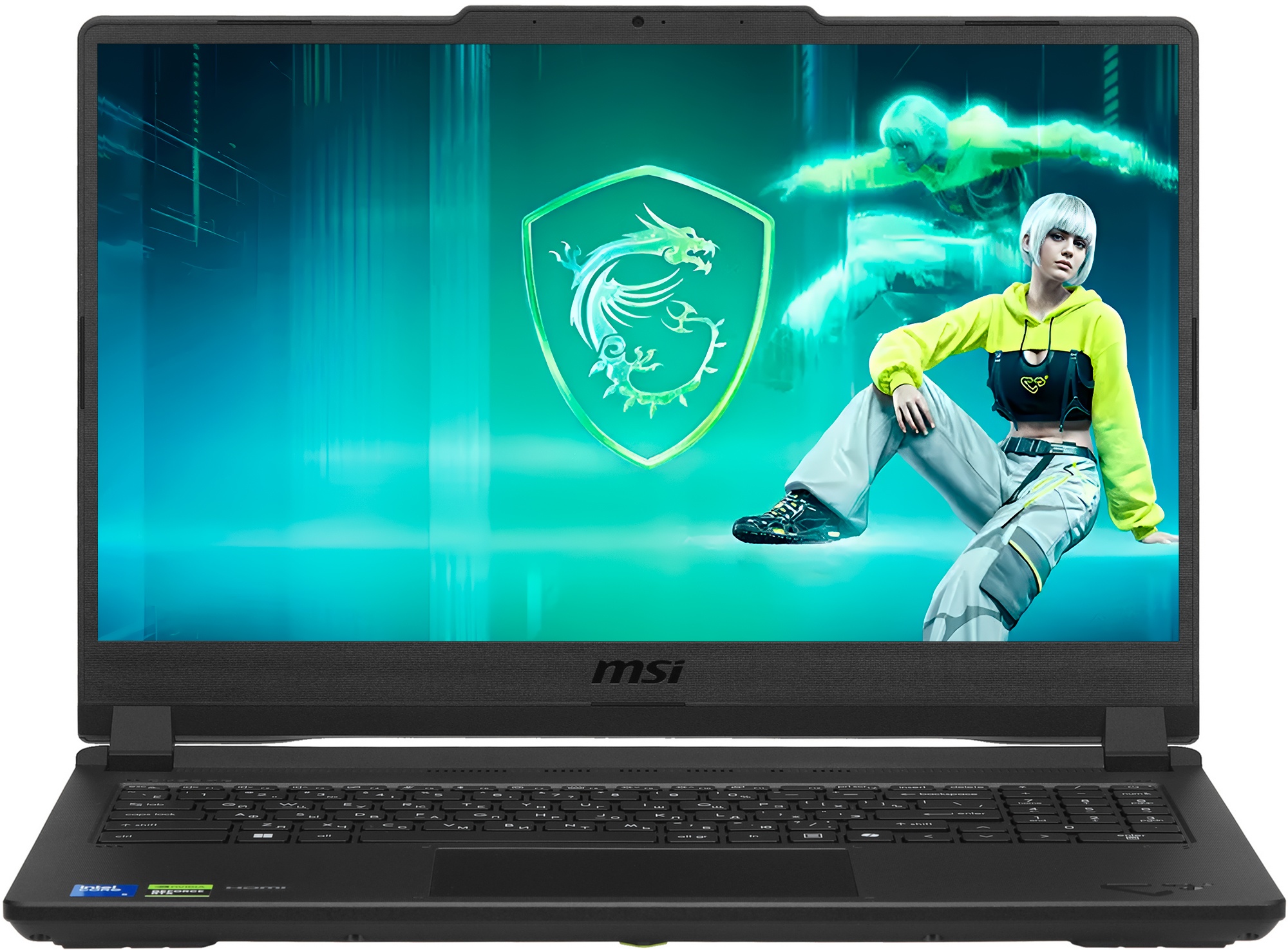 Ноутбук MSI Cyborg 15 C2WE-017XRU Intel Core 5 210H/16Gb (1*16 D5)/SSD512Gb/RTX5050 8Gb (45W)/15.6"/IPS/FHD/1920x1080/144Hz/NoOS/Platinum Gray/1.95kg