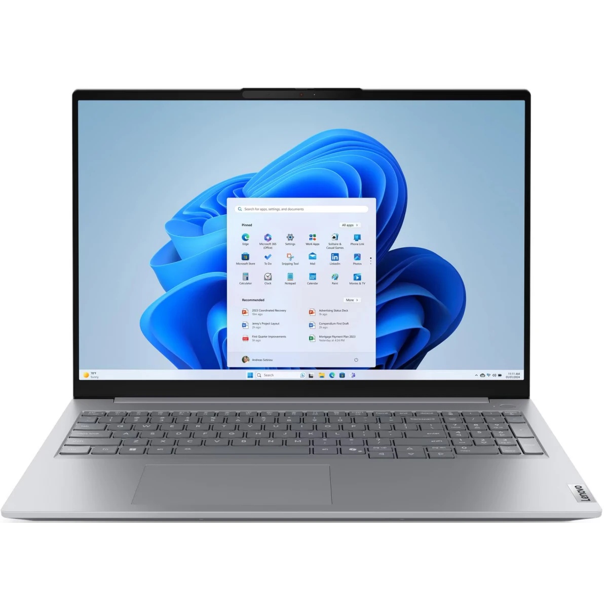 Ноутбук Lenovo Thinkbook 16 G9 IRL/16"/IPS/Intel Core 7 240H/32Gb/1Tb SSD/Intel Graphics/Windows 11