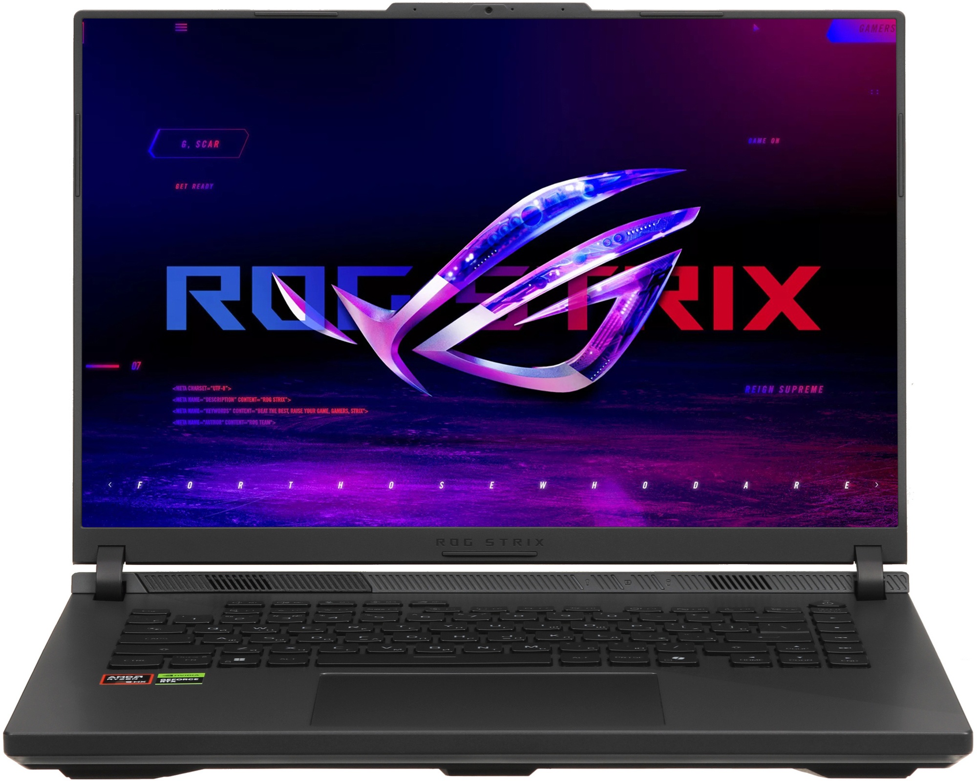 Ноутбук Asus ROG Strix G16 G614PW-TS133/16"/IPS/AMD Ryzen 9 8940HX/32Gb/1Tb SSD/NVIDIA GeForce RTX50