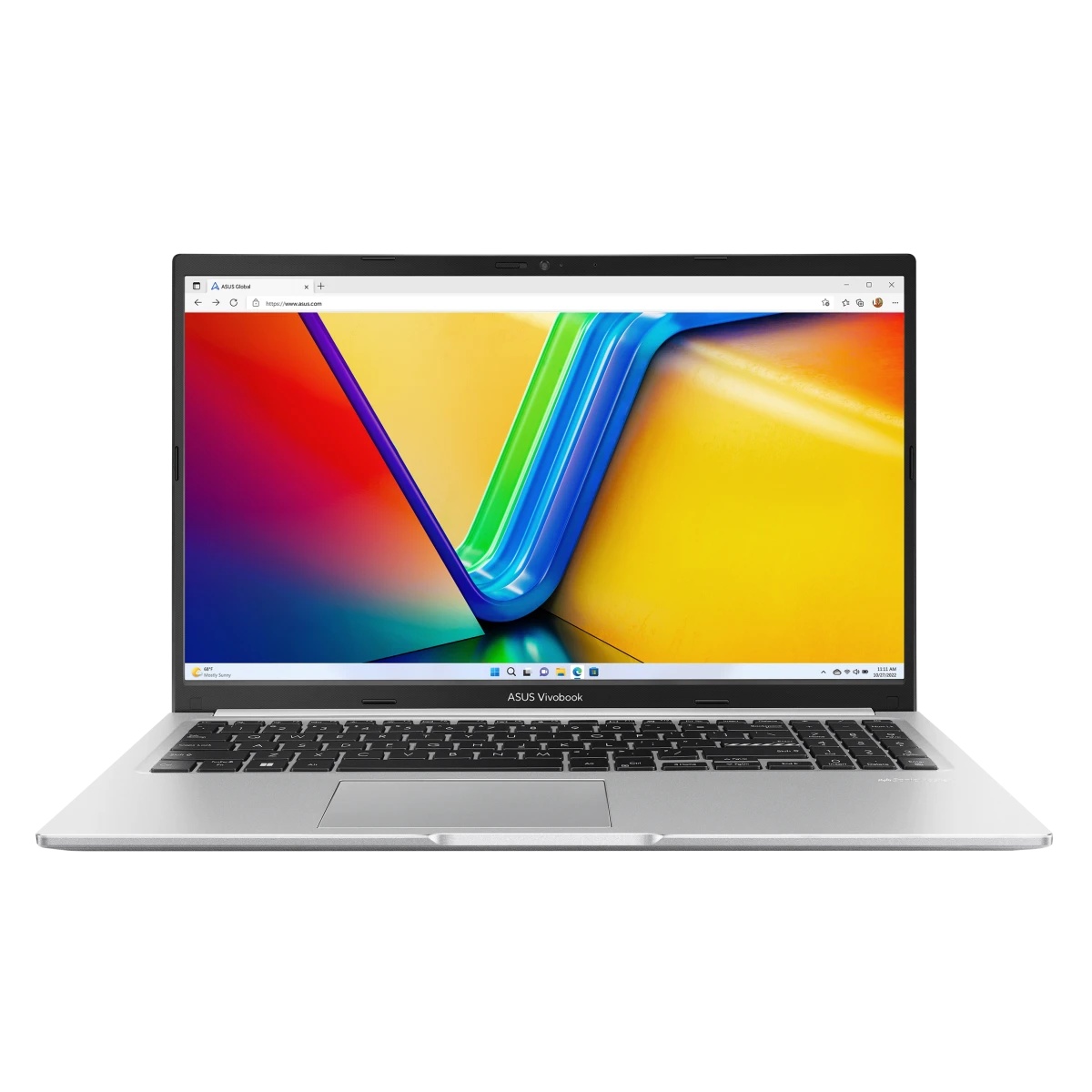 Ноутбук 15.6" IPS FHD ASUS X1502VA-BQ492 серебристый (Core i5 13420H/16Gb/512Gb SSD/VGA int/noOS) ((