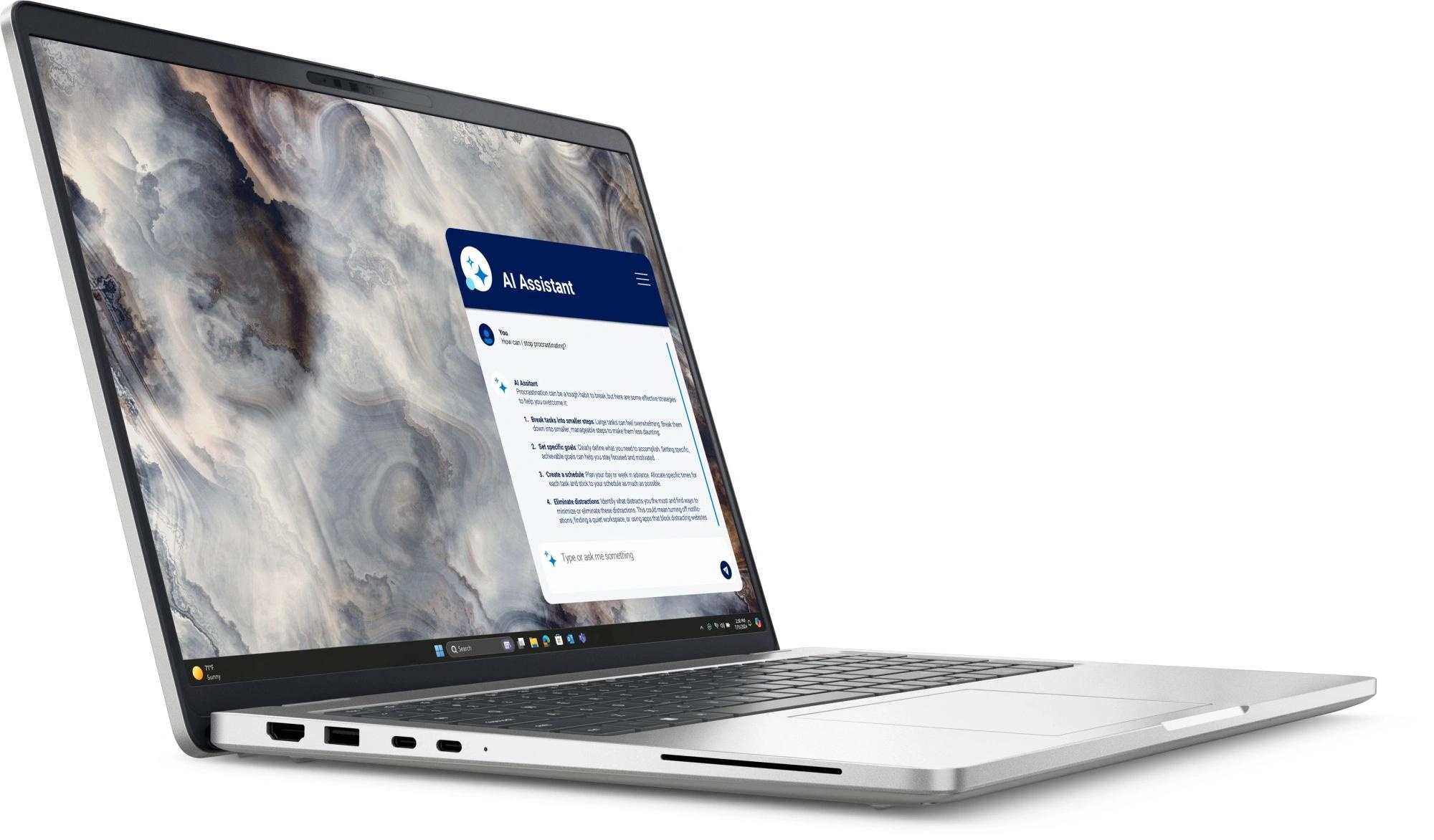 Ноутбук Dell Pro 16 Plus/16"/IPS/Core Ultra 7 266V/16Gb/1Tb SSD/Intel Graphics/Linux/серый/1.85kg