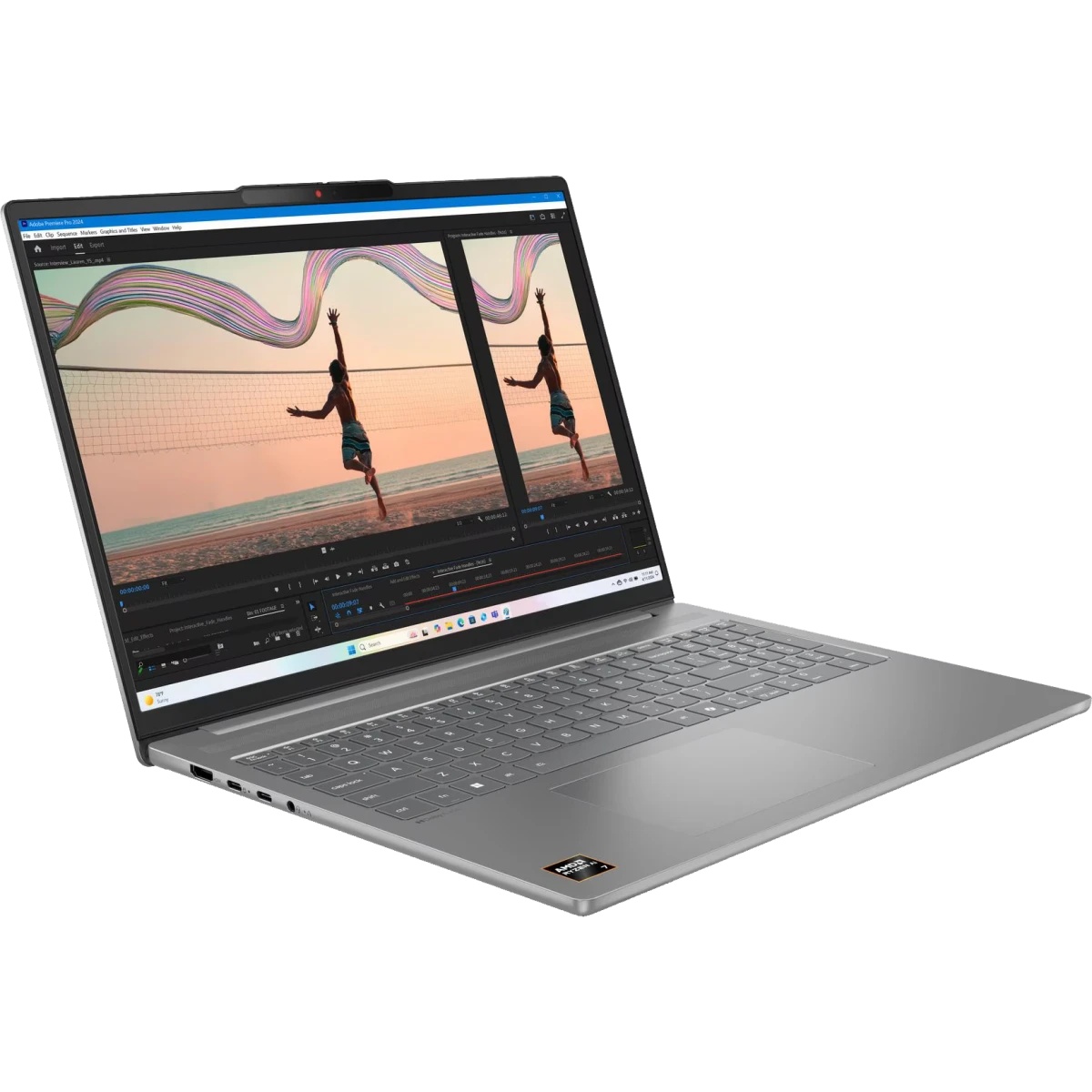 Ноутбук Lenovo IdeaPad Slim 5 16AKP10 16"(2880x1800 OLED)/AMD Ryzen AI 7 350(2Ghz)/32768Mb/1024PCIS