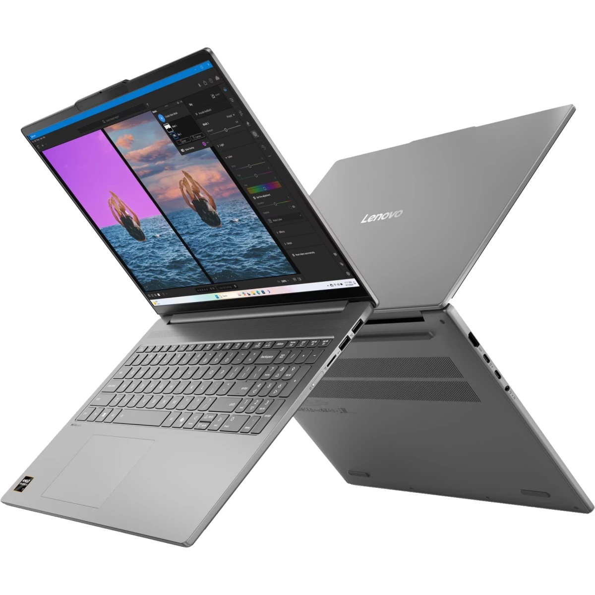 Ноутбук Lenovo IdeaPad Slim 5 16AKP10 16"(2880x1800 OLED)/AMD Ryzen AI 7 350(2Ghz)/32768Mb/1024PCIS