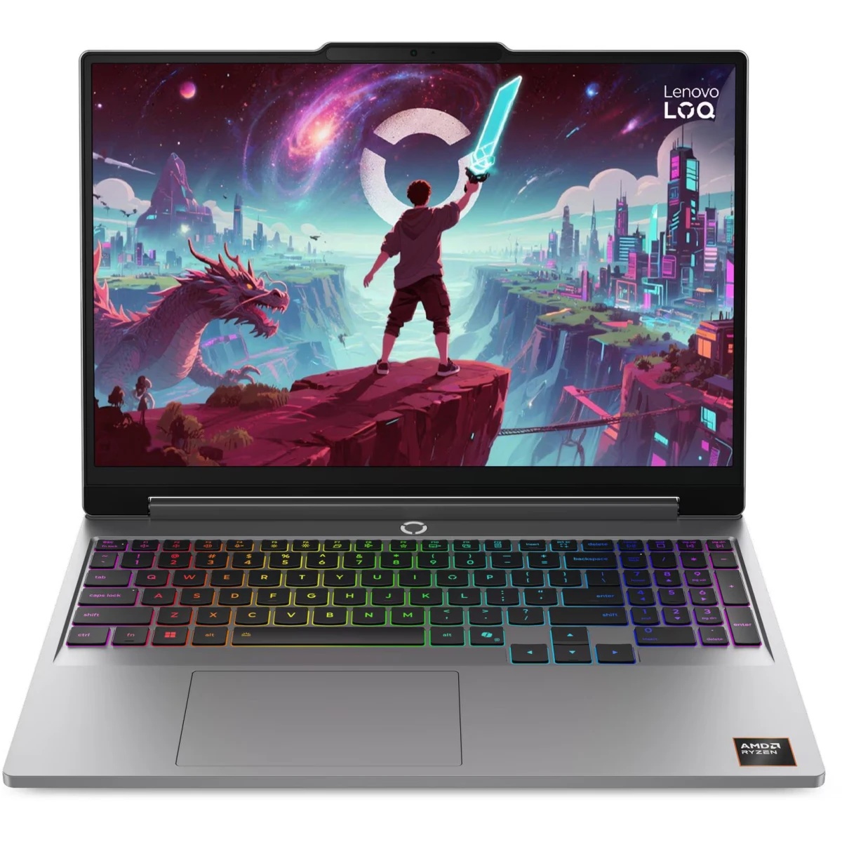 Ноутбук Lenovo LOQ 15AHP11/15.3" IPS/AMD Ryzen 7 250/16Gb/512Gb SSD/NVIDIA GeForce RTX 5050 8Gb/без