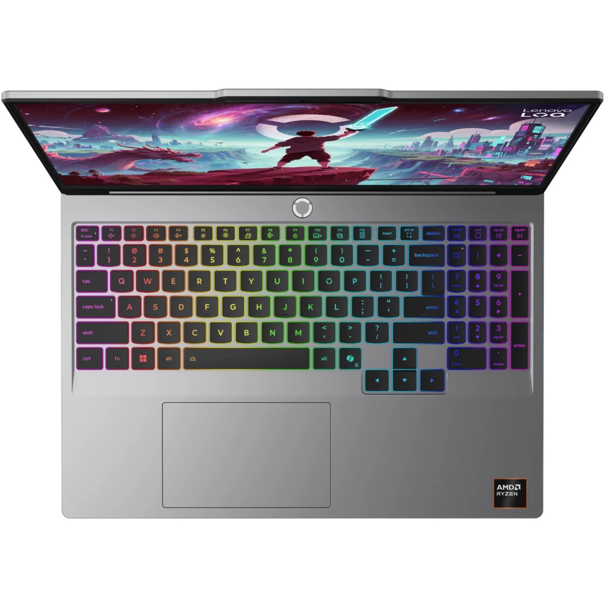 Ноутбук Lenovo LOQ 15AHP11/15.3" IPS/AMD Ryzen 7 250/16Gb/512Gb SSD/NVIDIA GeForce RTX 5050 8Gb/без