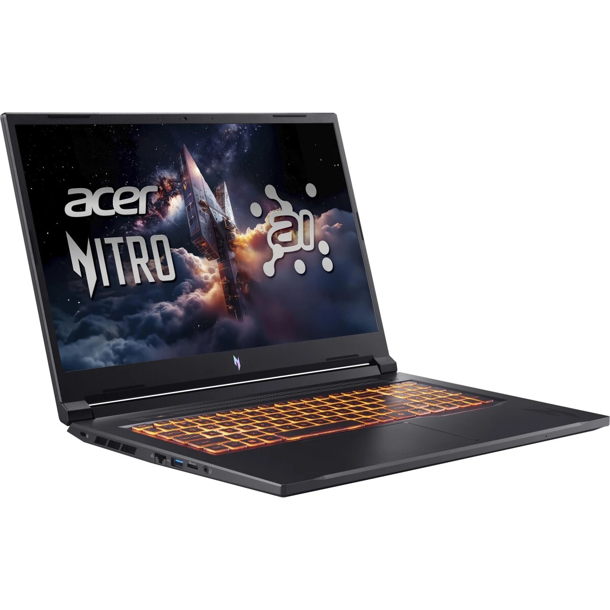 Ноутбук Acer Nitro V 17 AI ANV17-41-R0DP Ryzen 5 240 16Gb SSD1Tb NVIDIA GeForce RTX 5060 8Gb 17.3" I