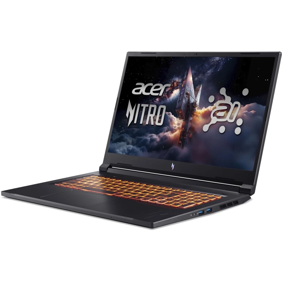 Ноутбук ACER Nitro V17 AI ANV17-41-R1G5/17.3"/IPS/AMD Ryzen 7 260/16384Mb/1024Gb SSD/NVIDIA GeForce