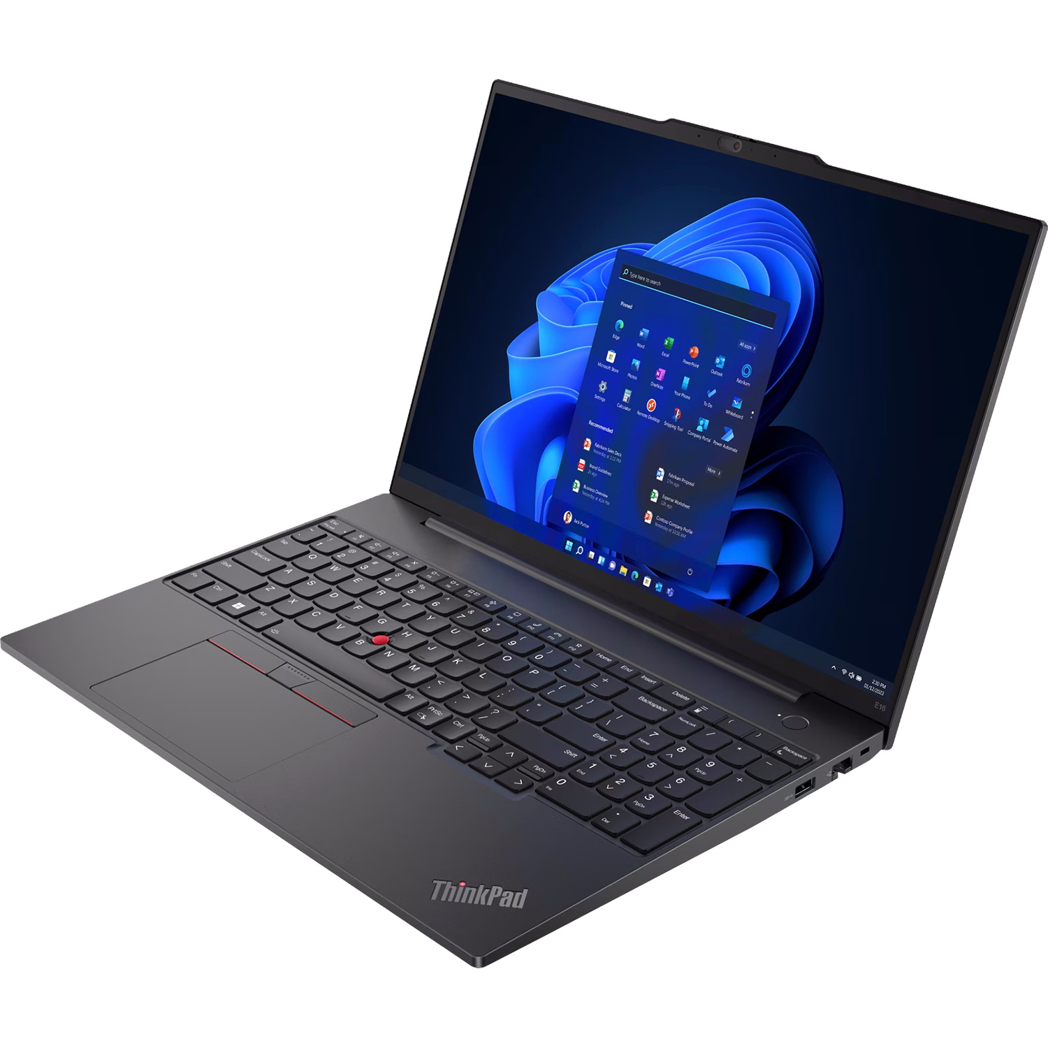 Ноутбук Lenovo ThinkPad E16 Gen 2/16"/IPS/AMD Ryzen 7 7735HS/16Gb/512Gb/SSD/AMD Radeon 680M/Без ОС/ч