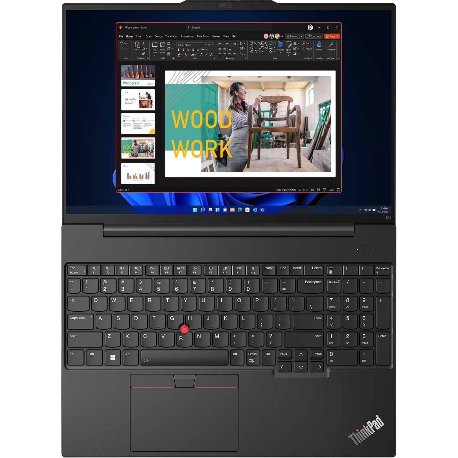 Ноутбук Lenovo ThinkPad E16 Gen 2/16"/IPS/AMD Ryzen 7 7735HS/16Gb/512Gb/SSD/AMD Radeon 680M/Без ОС/ч