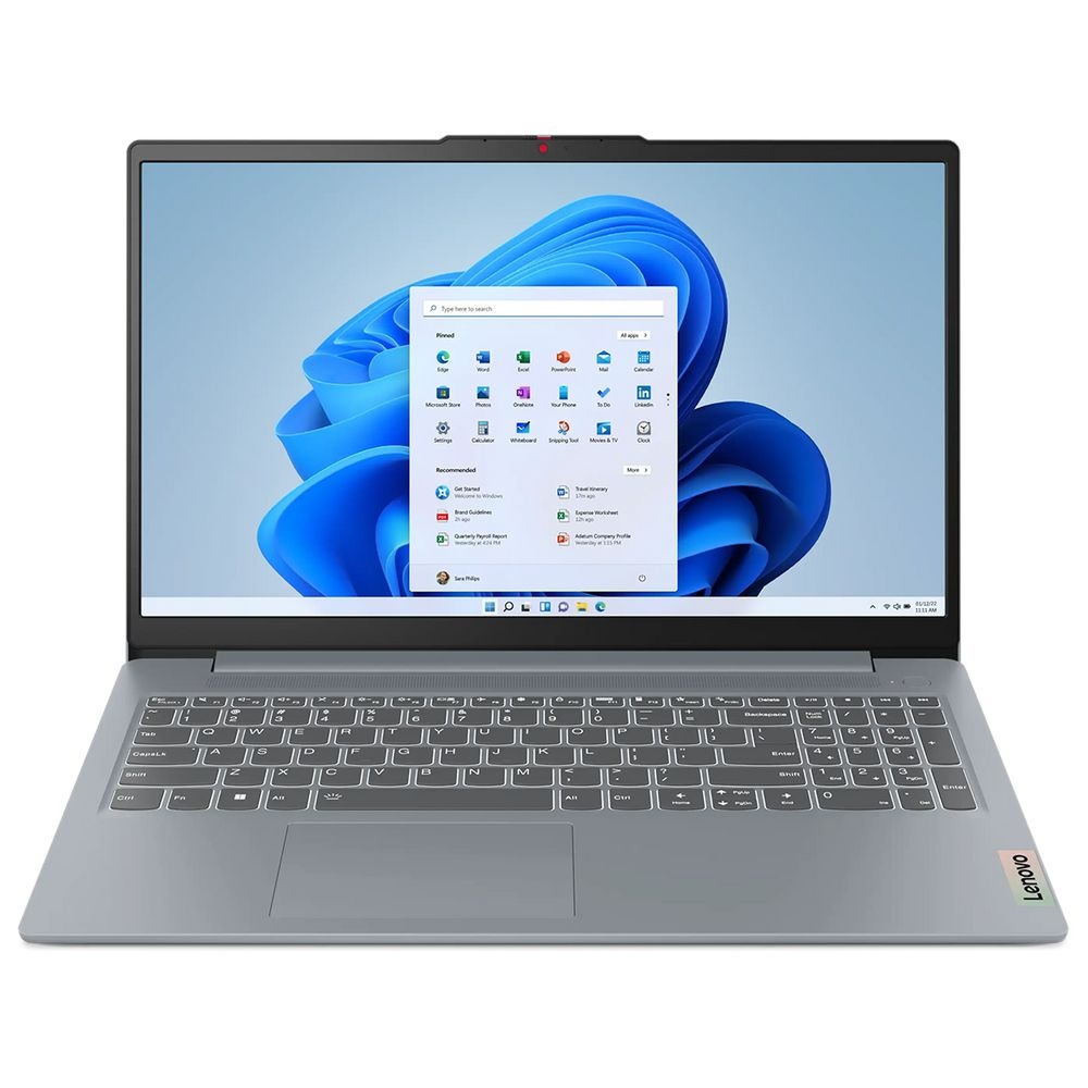 Ноутбук Lenovo IdeaPad Slim 3 15AMN8/15.6"/IPS/AMD Ryzen 5 7520U/8Gb/512Gb SSD/AMD Radeon Graphics/N