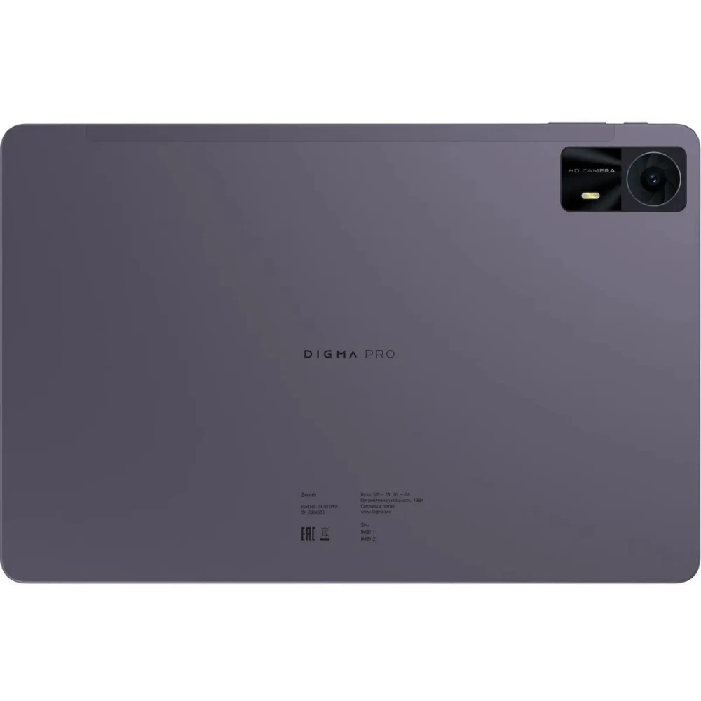 Планшет Digma Pro Zenith, 11", 8/256Gb, 3G, LTE, Android 14, графит