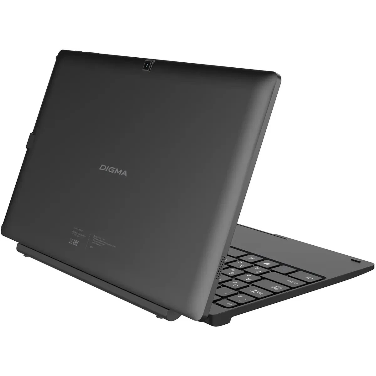 Планшет Digma EVE 1496E N4020 (2.8) 2C RAM8Gb ROM256Gb 11.6" IPS 1366x768 Windows 11 Home черный 5Mp