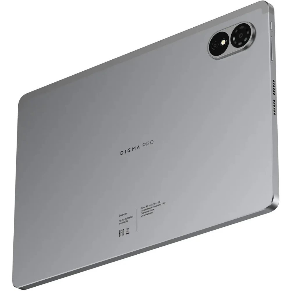 Планшет Digma Pro Quantum T606 (1.6) 8C RAM6Gb ROM128Gb 11" In-Cell 1280x800 4G 2Sim Android 14 серы
