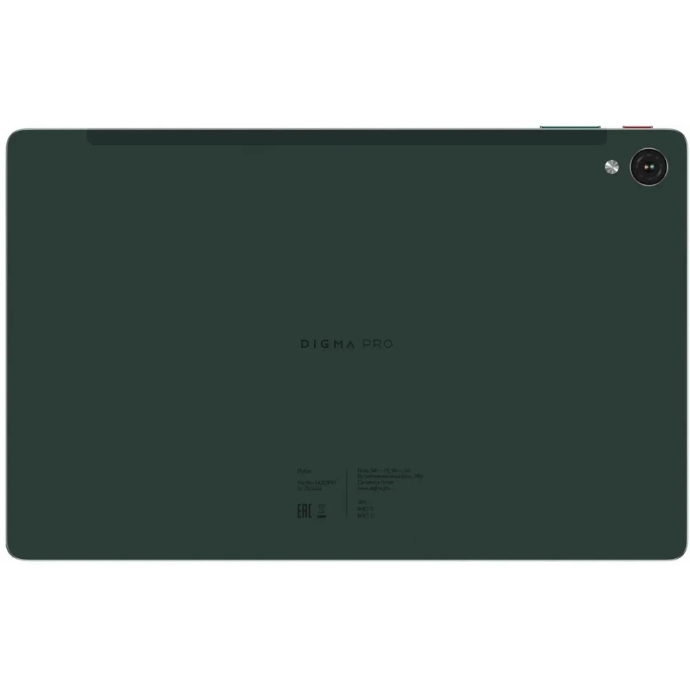 Планшет Digma Pro Pulse, 10.4", 8Gb, 256Gb, 3G, LTE, Android 14, темно-зеленый