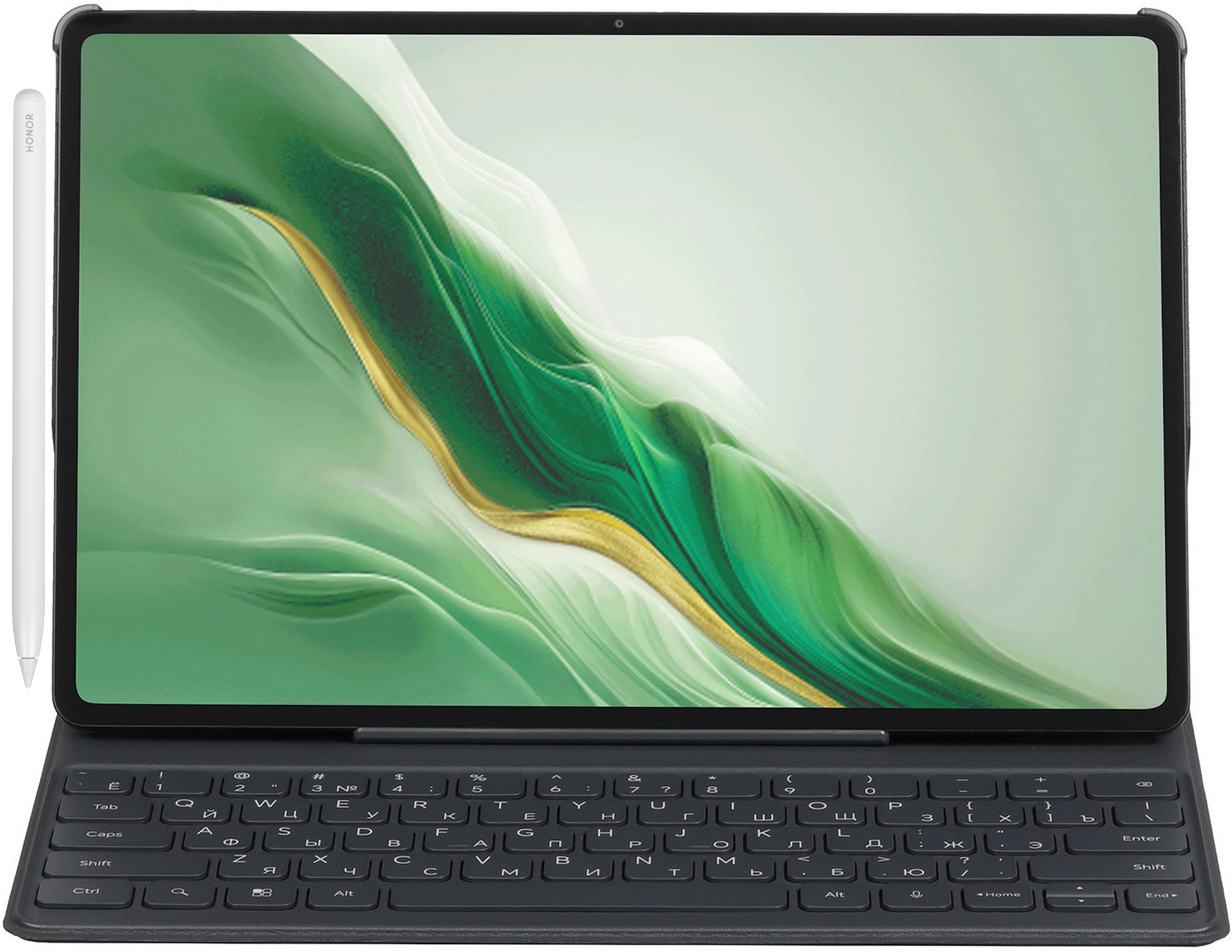 Планшет Honor MagicPad 2 12.3", 12Gb, 256Gb, нет SIM, Wi-Fi, MagicOS 9.0 черный, с клавиатурой и сти