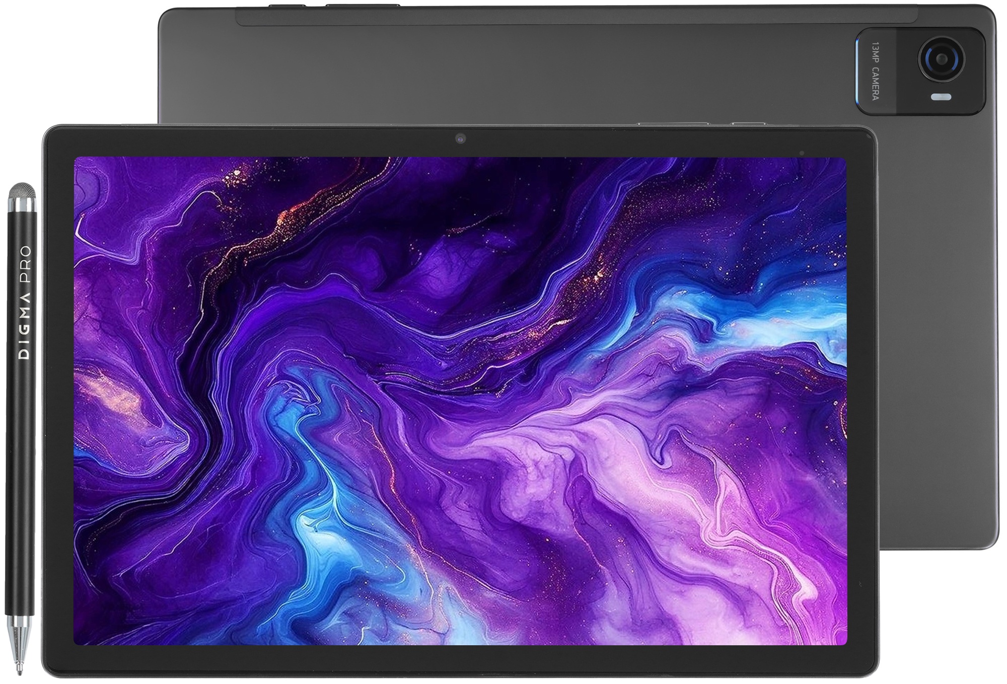 Планшет Digma Pro Wave T615 (1.8) 8C RAM8Gb ROM256Gb 10.5" In-Cell 1920x1200 4G Android 15 серый 13M