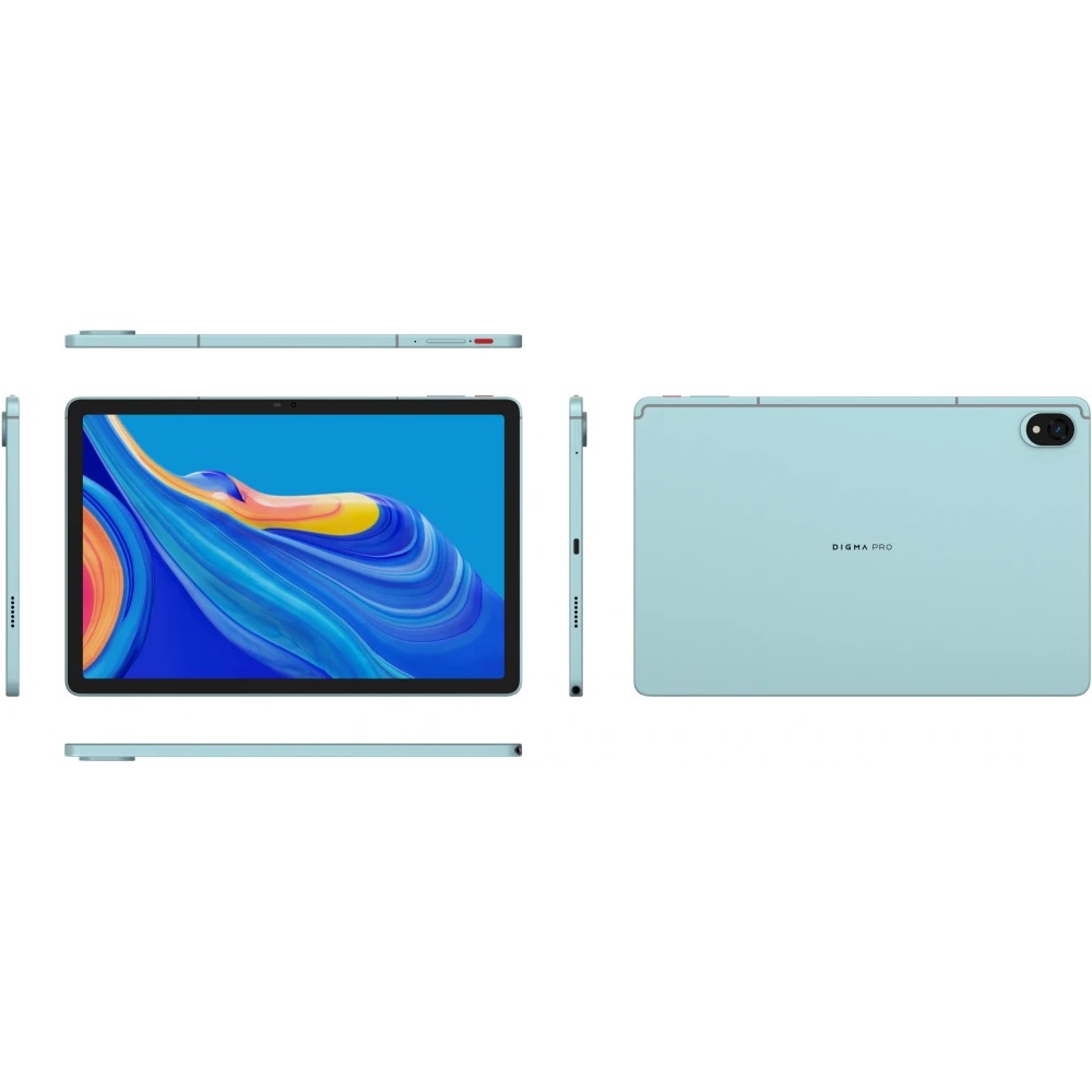 Планшет Digma Pro Edge G85 (2.0) 8C RAM6Gb ROM128Gb 11" In-Cell 1920x1200 4G 2Sim Android 14 мятный