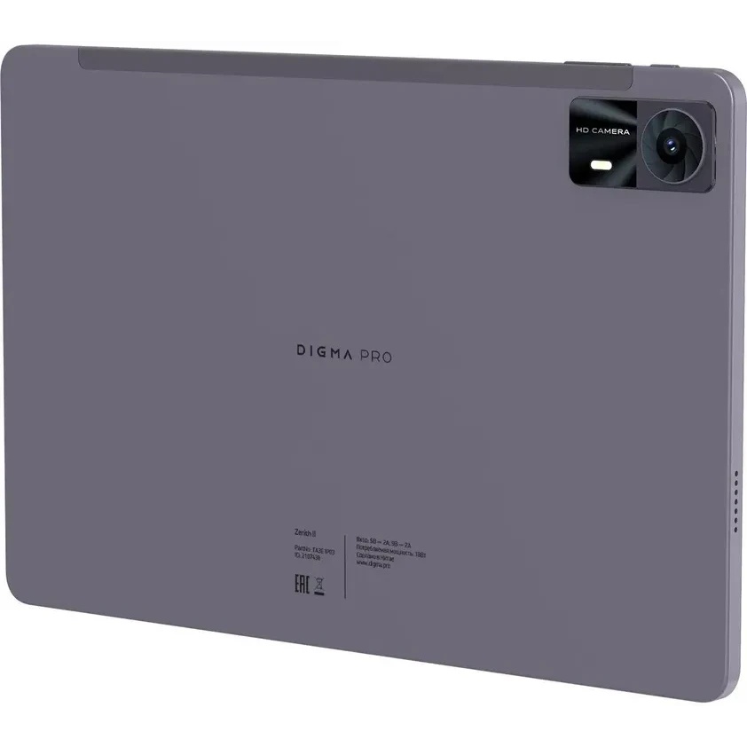 Планшет Digma Pro Zenith II T620 11", 8Gb, 256Gb, 4G, Wi-Fi, Android 15, графит