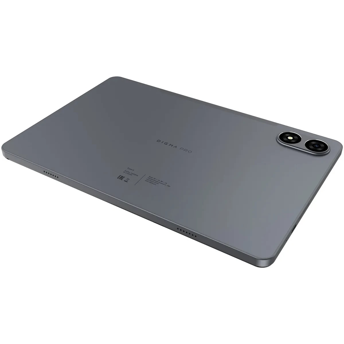 Планшет Digma Pro Zoom II 10.1", 6Gb, 128Gb, 4G, Wi-Fi, Android 15, темно-серый